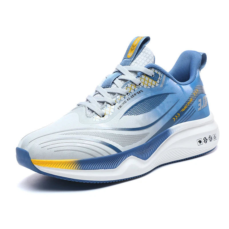 Parent-child racing running shoes Four season soft-sole men's speed sneakers fashion light breathable outdoor casual sports shoe