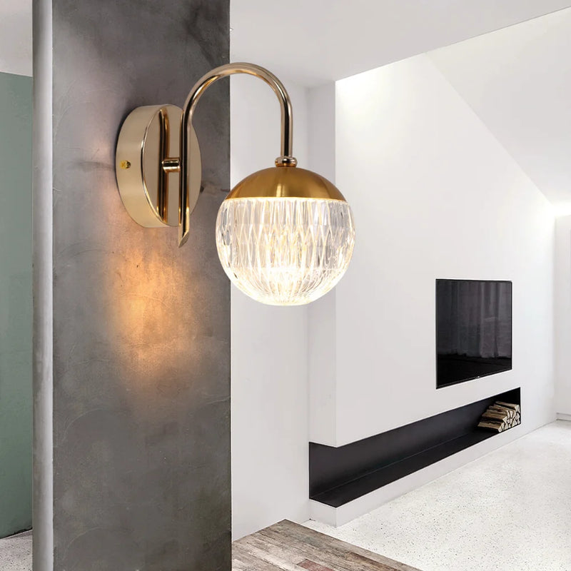 JOYINLED LED Bedside Bedroom Wall Lamp Living Room Nordic Creative Wall Sconce Lighting Decor Living Room Acrylic Wall Lamp