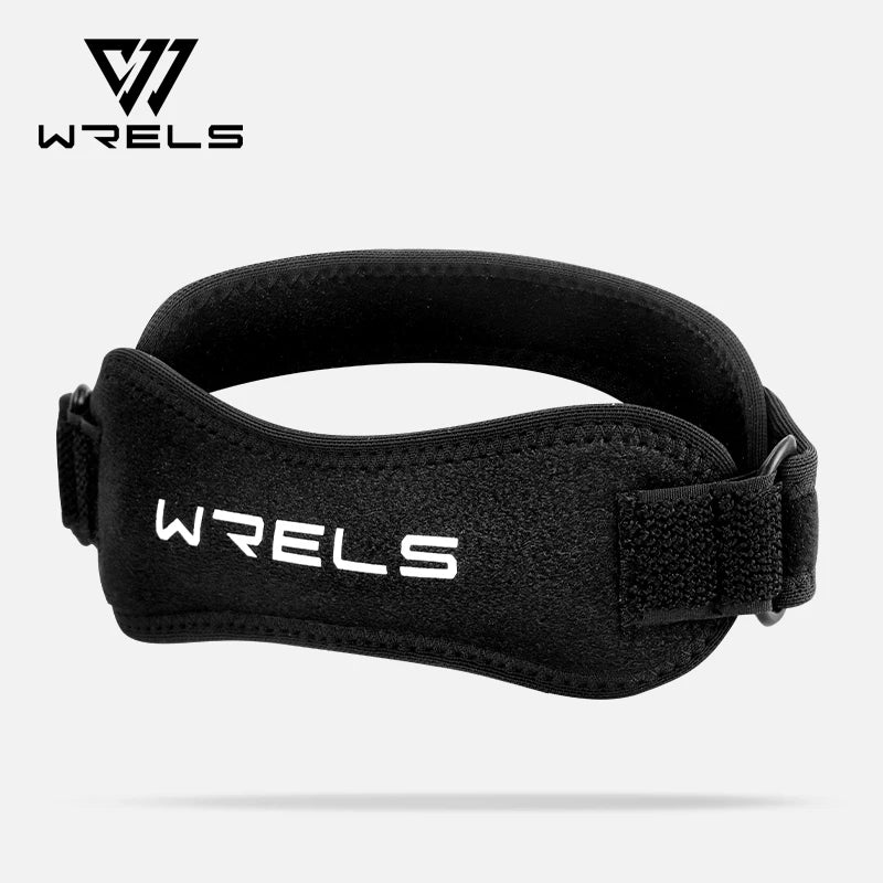WRELS Sports Patella Strap Knee Brace Support Professional Basketball Adjustable Compression Thick Patellar Tendon Support Strap