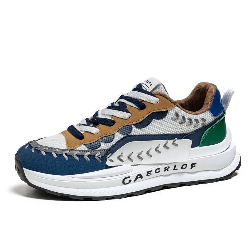 Men's casual Chunky sneakers Four seasons breathable lightweight soft-sole anti-slip fashion outdoor speed running sports shoes