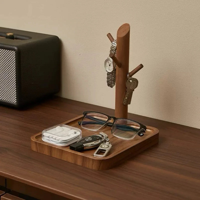 Exquisite Tree Branch Key Storage Rack Entrance Foyer Ornament Holder Household Artifacts Shoe Cabinet Desk Organizer