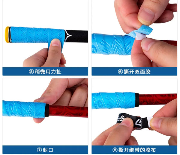 6 Pcs Golf Grip Tape Anti Slip Waterproof Wrapping Grip Tape Binding ZP032