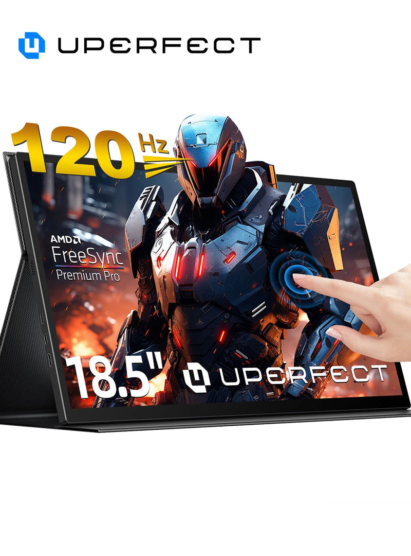 UPERFECT FHD UGame T7 Touchscreen 120Hz Gaming Monitor For PS5 Switch Steam Decks XBOX Laptop PC With HDMI TYPE C HDR IPS Screen