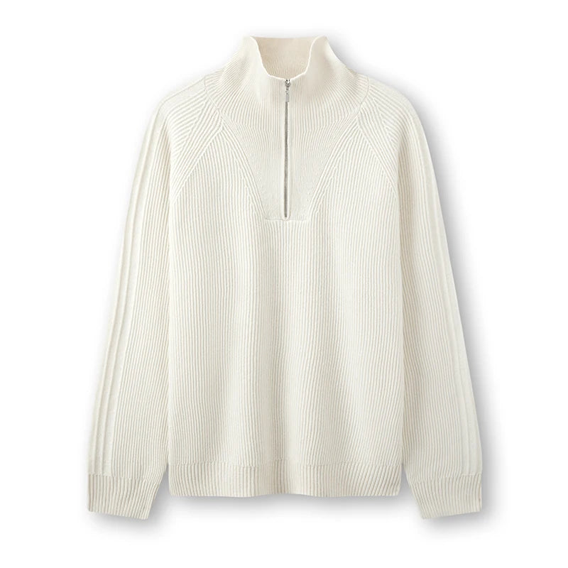 Semir Men Knit Sweater Versatile Half Placket Turtleneck Raglan Sleeve 2026 New Winter Daily Wear Urban Casual Style