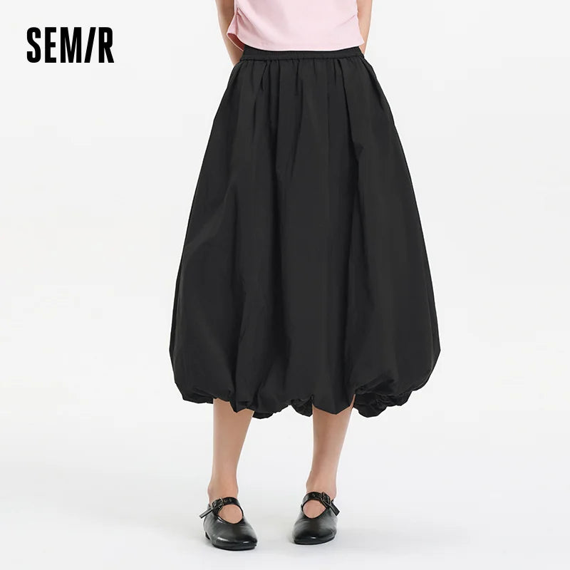 Semir Womens Skirt 2026 UV Protection Cool Feeling Long Bud Style Sweet Elegant Casual Outdoor