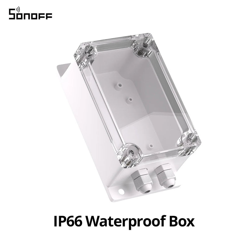 SONOFF IP66 Waterproof Junction Box Water-resistant Impact Shell Compatible With BASICR2/BASICR4/RFR2 Smart WiFi Switches