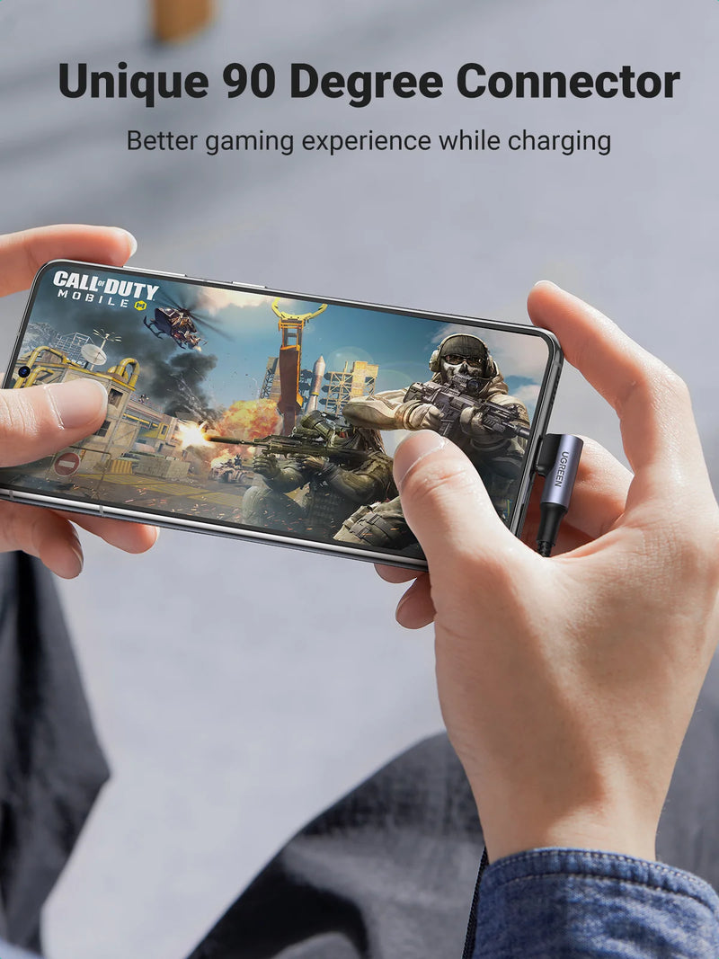 UGREEN PD100W USB C to USB C Charging Cable for iPhone 17 16 15 Samsung MacBook iPad Quick Charger 4.0 PD Fast Charging Cord