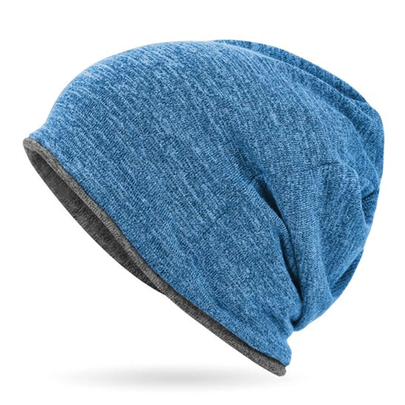 Winter Warm Hat Adult Cotton Wool Hats Soft Fordable Bonnet Unisex  Slouchy Winter Hats Casual Beanies Outdoor Sports