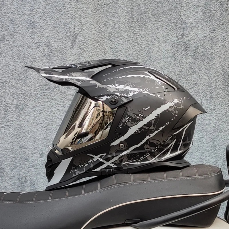 New LVS Off-road Helmet Professional Mountain Downhill Pull Helmet Capacete ATV ATV Casco Full Face Cross Helmet