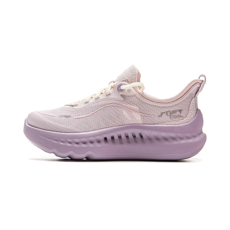 ស្បែកជើង Li-Ning សម្រាប់នារី SOFT COOL 2 LIFESTYLE COMFOAM MAX Cushion COOL SHELL មានខ្យល់ចេញចូលបាន ស្បែកជើងប៉ាតាទាន់សម័យបែបលីនីង AGLV010