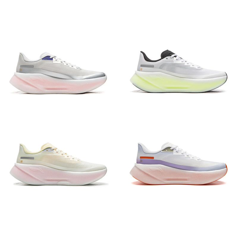 ស្បែកជើងរត់ Li-Ning CHAOYING PRO Cushion សម្រាប់នារី SUPER BOOM ទម្ងន់ស្រាល មានខ្យល់ចេញចូលបានល្អ ស្បែកជើងកីឡាប្រចាំថ្ងៃ LiNing ARBW004