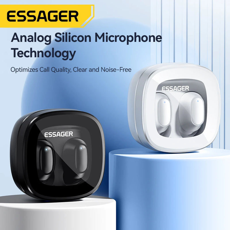 Essager TWS Bluetooth5.3 Earphone Noise Cancelling Earbuds True Wireless Stereo Sports Headset  In-Ear Handsfree With Microphone