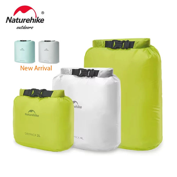 Naturehike Rolled Storage Bag Outdoor Travel Hiking Lightweight Waterproof Vacuum Compression Dispenser Bags Portable Organizer