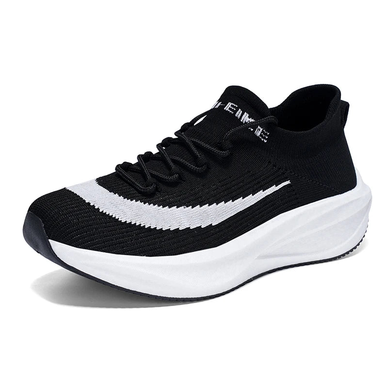 Mens Running Shoes 2025 New Breathe Mesh Lightweight Cushioning Daily Fitness Sneakers Outdoor Flat Mesh Tennis Shoes for Men