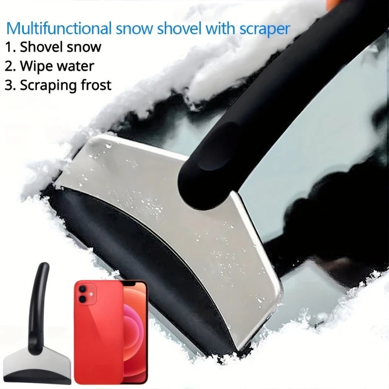1/2PCS Durable Car Windshield Snow Shovel Snow Removal Scraper Ice Shovel Window Cleaning Tool For All Car Accessories shovel