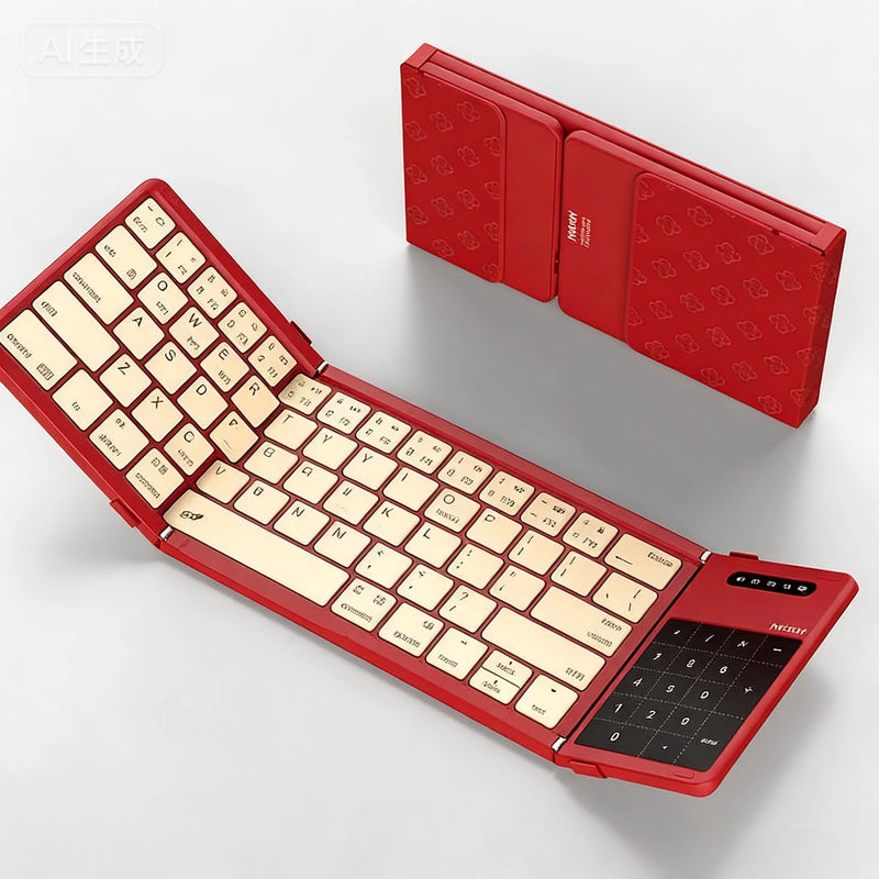 NILLKIN Folding Bluetooth Game Keyboard Wireless iPad Mobile Phone Tablet Universal Notebook Compact Portable Gaming Keyboard