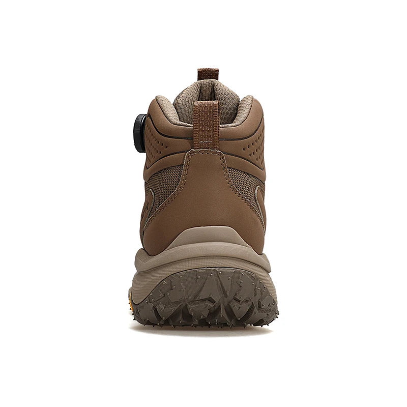 HUMTTO Outdoor Boots for Men Genuine Leather Hiking Shoes Non-slip Camping Trekking Men's Sports Shoes Winter Safety Sneakers