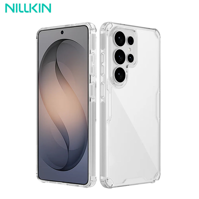 NILLKIN For Samsung Galaxy S26 Ultra Case Nature Pro TPU Hybrid Classic Transparent Back Cover For Samsung S26/S26 Plus Cases