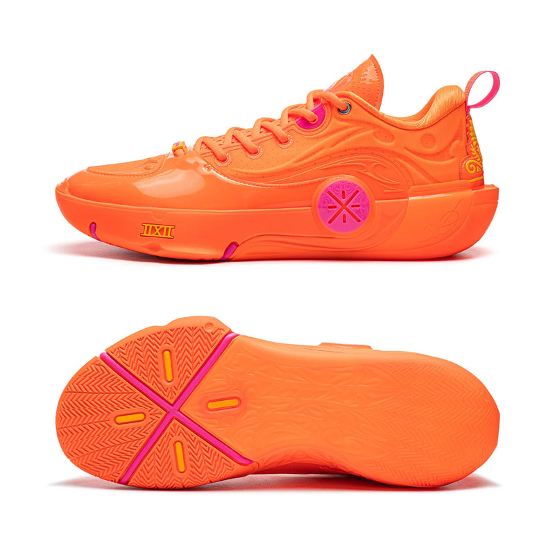 ស្បែកជើងបាល់បោះអាជីព Li-Ning សម្រាប់បុរស WAY OF WADE 12 SUPER BOOM ធ្វើពីសរសៃកាបូន LiNing សម្រាប់ការប្រកួត ABAV085