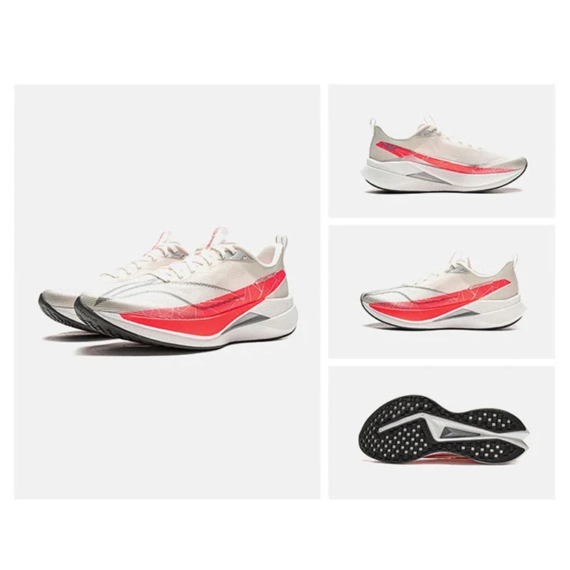 ស្បែកជើងរត់ប្រណាំងបុរស Li-Ning RED HARE 9 PRO BOOM Cushion Rebound ខ្យល់ចេញចូលបាន ឆ្លុះបញ្ចាំងពន្លឺ ទ្រនាប់ស្បែកជើង ARPW001