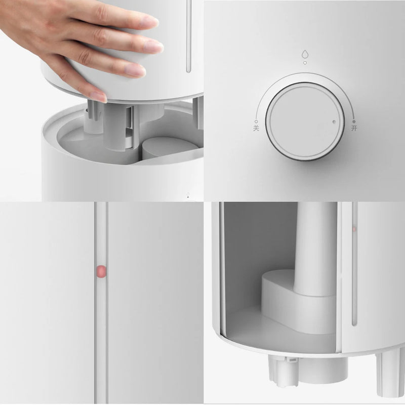 MIJIA Humidifier 2nd, 300 ML/h Mist, Top‑Fill, 99.9% Silver‑Ion Antibacterial, Quiet ≤38 dB, 4L Humidifiers For Home