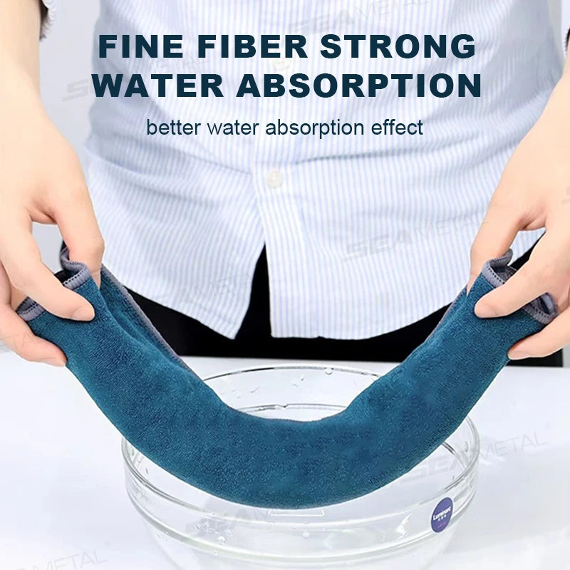 SEAMETAL Car Wash Microfiber Towel Lint-Free Car Cleaning Towels Ultra-Soft Fast Drying Absorbent Cloth for Car Wash Accessories