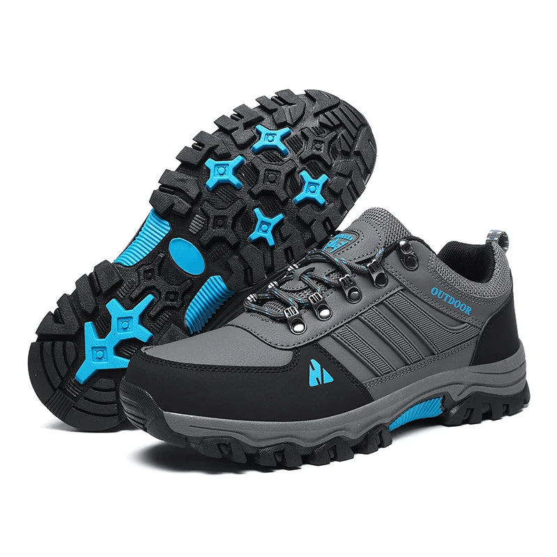 Men's Plus Size Outdoor Hiking Shoes Four Seasons Non-Slip Comfort Casual Walking Shoes Fashion Youth Joker Sports Running Shoes