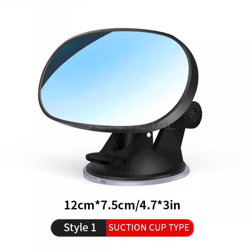 SEAMETAL Car Rearview Mirror Wide View Safety Mirrors for Windshield Infant Car Seats Clear Reflection 360 Degree Adjustable