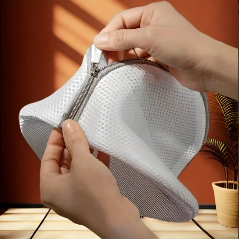 1PC Semicircular Bra Laundry Bags, for Underwear, Socks Prevents Tangling, Deformation, Abrasion, Protects Clothes, 2 Colors Opt