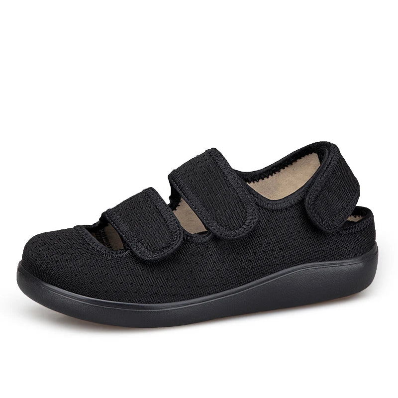 Men's Wide Toe Sandals Diabetic Shoes Hook & Loop Designs Lightweight Breathable for Swollen Feet with Arch Support Sandals