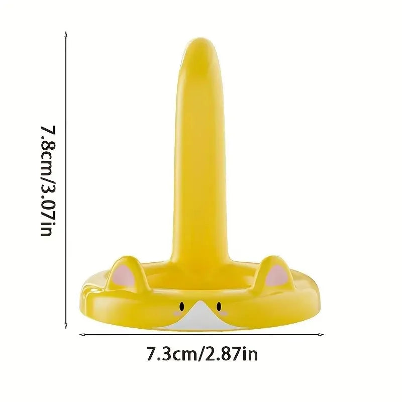 1pc Cartoon Phone Holder, Adjustable Angle,Portable Desktop Stand,Cute Design, Compatible with Most Phones.