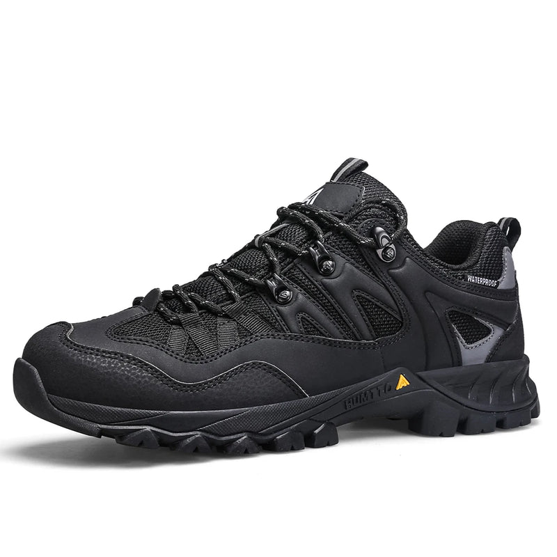 HUMTTO New Luxury Designer Climbing Trekking Sneakers for Men Breathable Outdoor Hiking Men's Sports Shoes Man Safety Work Boots