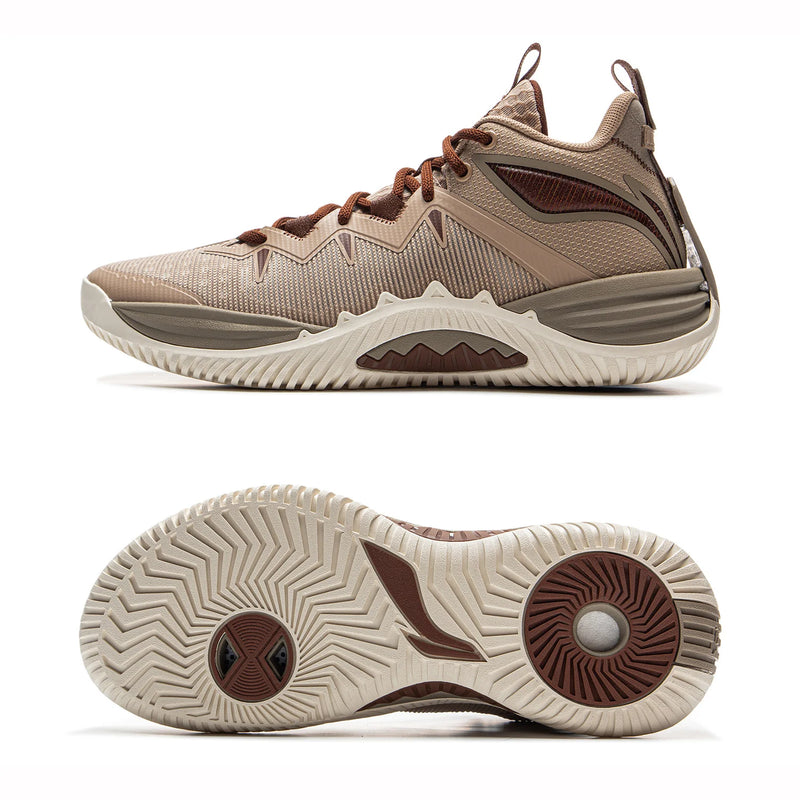 ស្បែកជើងបាល់បោះបុរស Li-Ning BADFIVE STORM 2025 ក្រៅផ្ទះ BOOM ទន់ស្រួល TUFF OS ស្បែកជើងកីឡា LiNing ដែលអាចពាក់បាន ABFV017