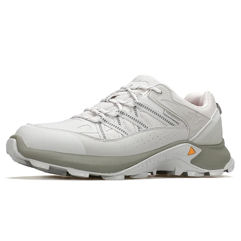 HUMTTO Outdoor Shoes for Men Anti-slip Sneakers Breathable Hiking Shoes Lightweight Black Walking Trainers Casual Trekking Boots