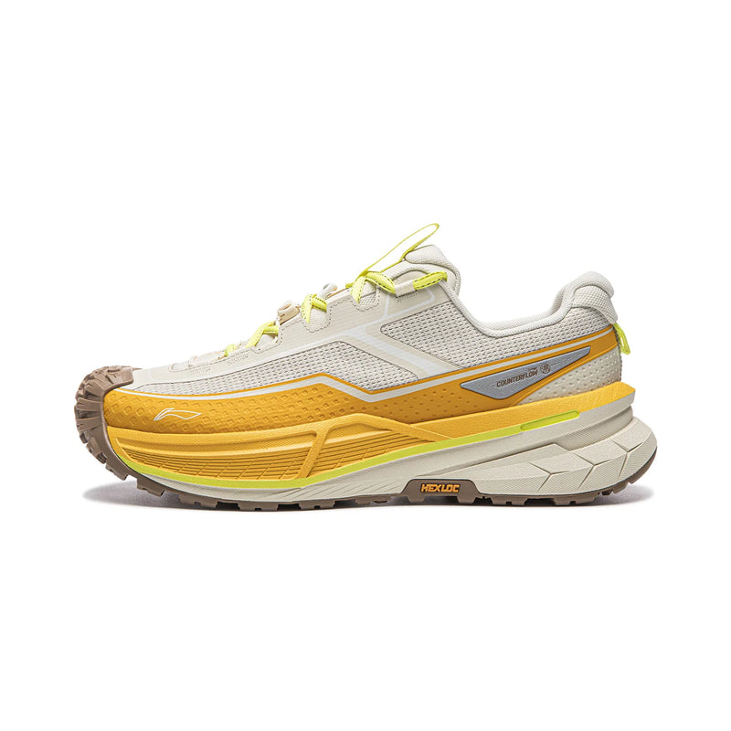 ស្បែកជើងឡើងភ្នំ Li-Ning Unisex AXC RUSH 2 ក្រៅផ្ទះ BOOM Cushion ទម្ងន់ស្រាល រឹងមាំ ធន់នឹងការរអិល ស្បែកជើងប៉ាតា LiNing AHTW003