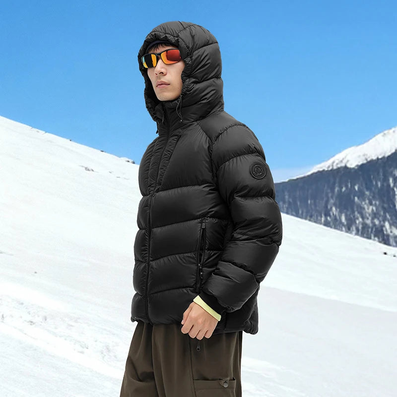Semir Men Down Jacket Thermal Warmth 2026 Winter Everyday Style Outdoor Layer Cold Weather Clean Silhouette Cold Weather Wear
