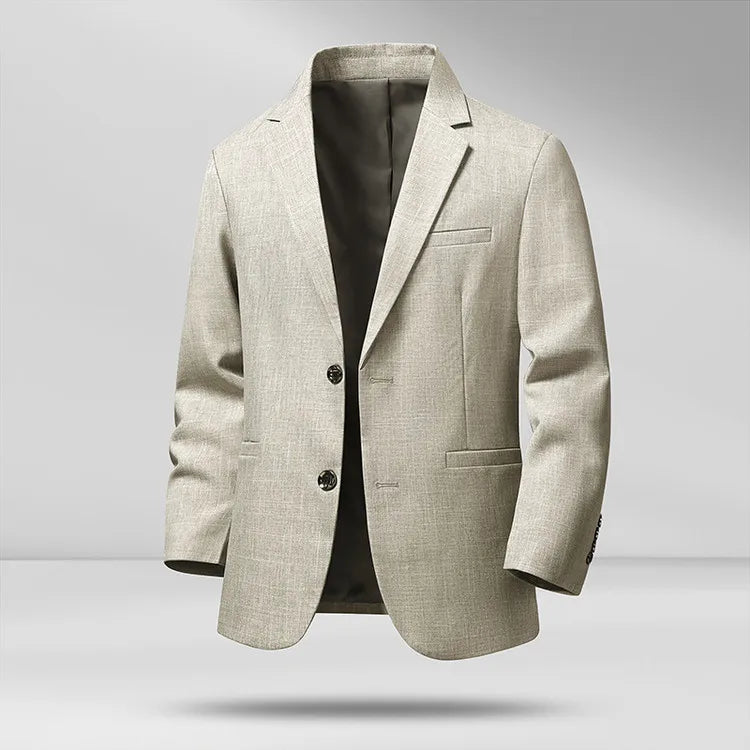 Men's Slim Fit Casual Blazer Stretch Anti-Wrinkle Suit Jacket Notch Lapel Business Daily Coat