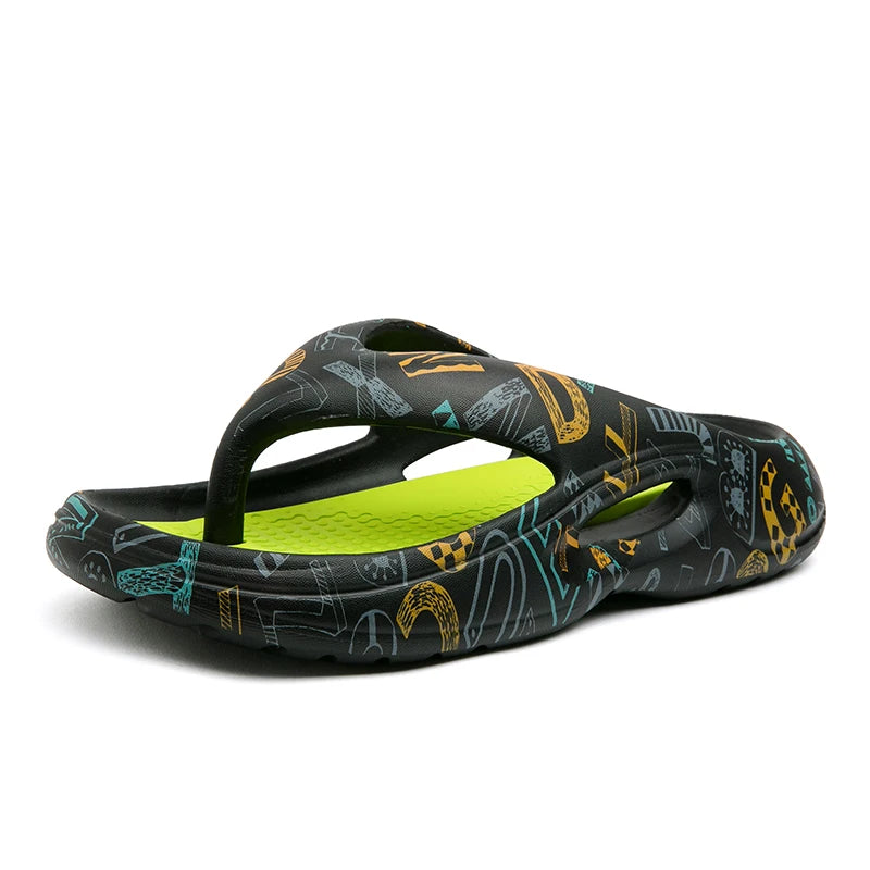 Summer EVA Thick Sole Flip Flops Men Slippers Soft Comfortable Slippers Chanclas Hombre Size 39-46 Dropshipping