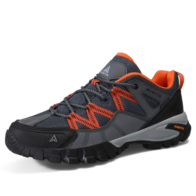 HUMTTO Breathable Outdoor Men's Sports Shoes Luxury Designer Climbing Trekking Sneakers for Men New Safety Work Man Hiking Boots