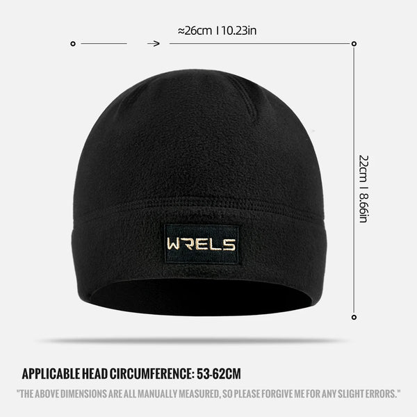 WRELS Winter Running Hats Windproof Warmer Sport Bonnet Sweat Absorption Quick Drying Warm Ear Protection Sport Cap Running Hat