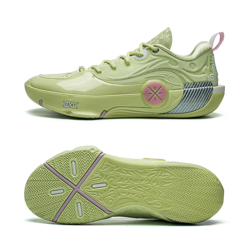 ស្បែកជើងបាល់បោះអាជីព Li-Ning សម្រាប់បុរស WAY OF WADE 12 SUPER BOOM ធ្វើពីសរសៃកាបូន LiNing សម្រាប់ការប្រកួត ABAV085
