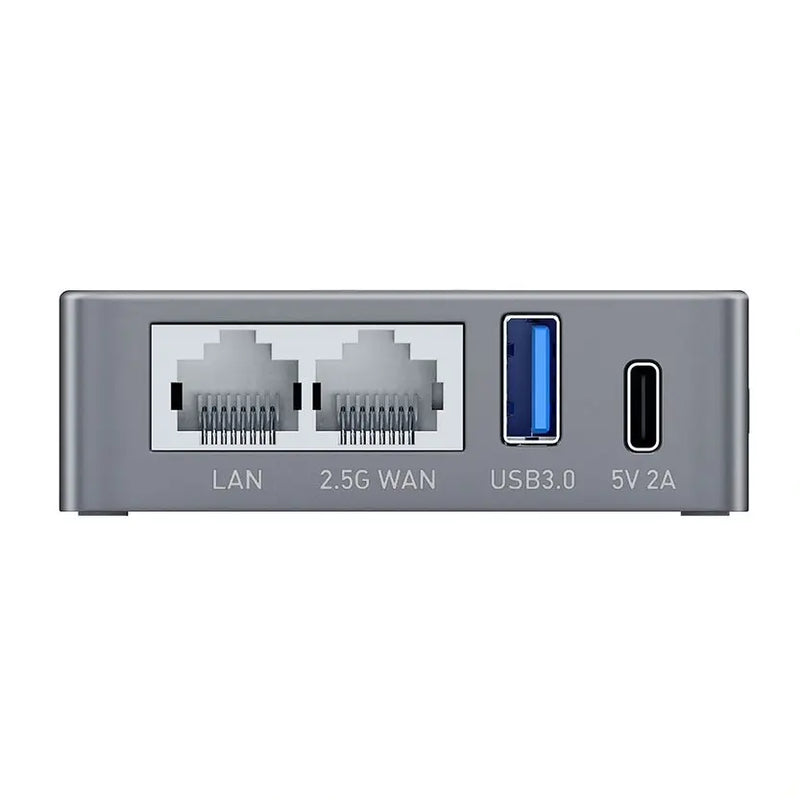 GL-iNET (Brume 2) GL-MT2500/MT2500A ច្រកទ្វារសុវត្ថិភាព VPN ខ្នាតតូចសម្រាប់ការិយាល័យនៅផ្ទះ និងការងារពីចម្ងាយ សុវត្ថិភាពអ៊ីនធឺណិត WAN 2.5G