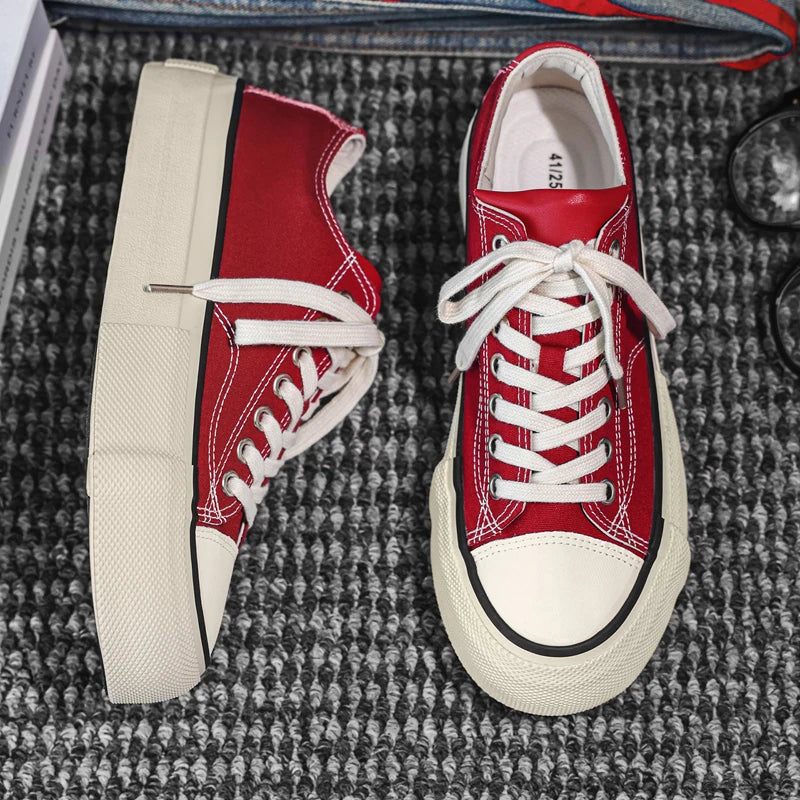 Men Women's Canvas Casual Shoes Four Seasons Breathable lightweight Soft-Sole Comfort Outdoor Couples Walking Sports Board Shoes