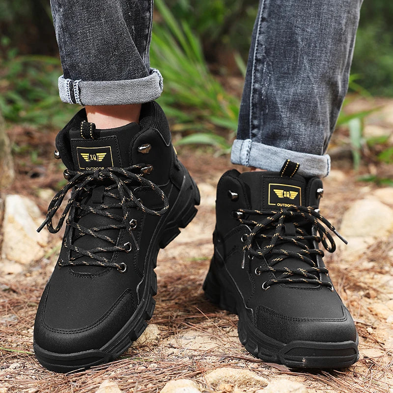 Men's Outdoor Hiking Shoes Four Seasons New Anti-Slip Wear-Resistant Comfort Walking Sneakers Fashion Youth Sports Casual Shoes