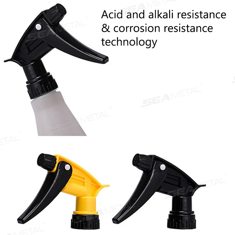 SEAMETAL 800ML Portable Spray Bottle Refillable Atomizer Multipurpose Car Washing Gardening Sprayer Acid and Alkali Resistant
