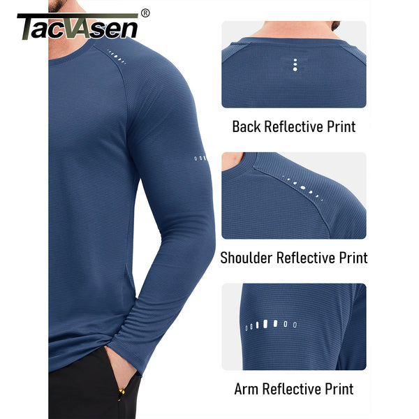 TACVASEN Men's Lightweight Shirts UPF 50+ Sun Protection UV Shirt Dry Fit T-Shirts for Hiking Running Athletic Gym Swim Tee Tops