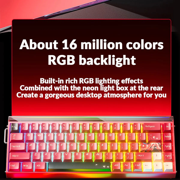 AULA HERO68 HE Ultra/pro Magnetic Switch Gaming Keyboard Full CNC Aluminum Case Rapid Trigger 8kHz Rate of Return RGB
