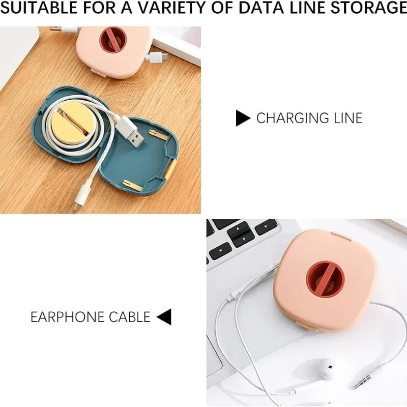 1pc Retractable Portable Cable Organizer, Suitable for Home,Office,Classroom.Suitable for Headphone Cables, Data Cables.