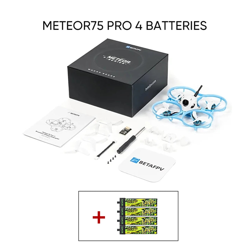 ឧទ្ធម្ភាគចក្រ BETAFPV Meteor75 Pro II គ្មានជក់ ម៉ូដែលថ្មីបំផុតឆ្នាំ ២០២៦