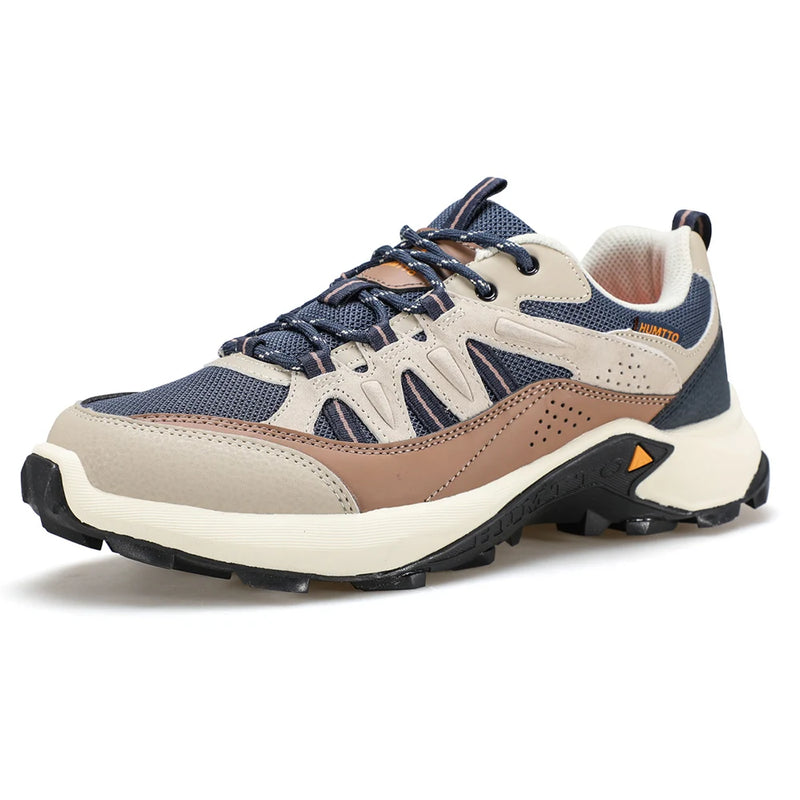 HUMTTO Shoes for Men Breathable Trail Sneakers Luxury Designer Anti-slip Sports Hiking Men's Boots Outdoor Trekking Sneaker Man